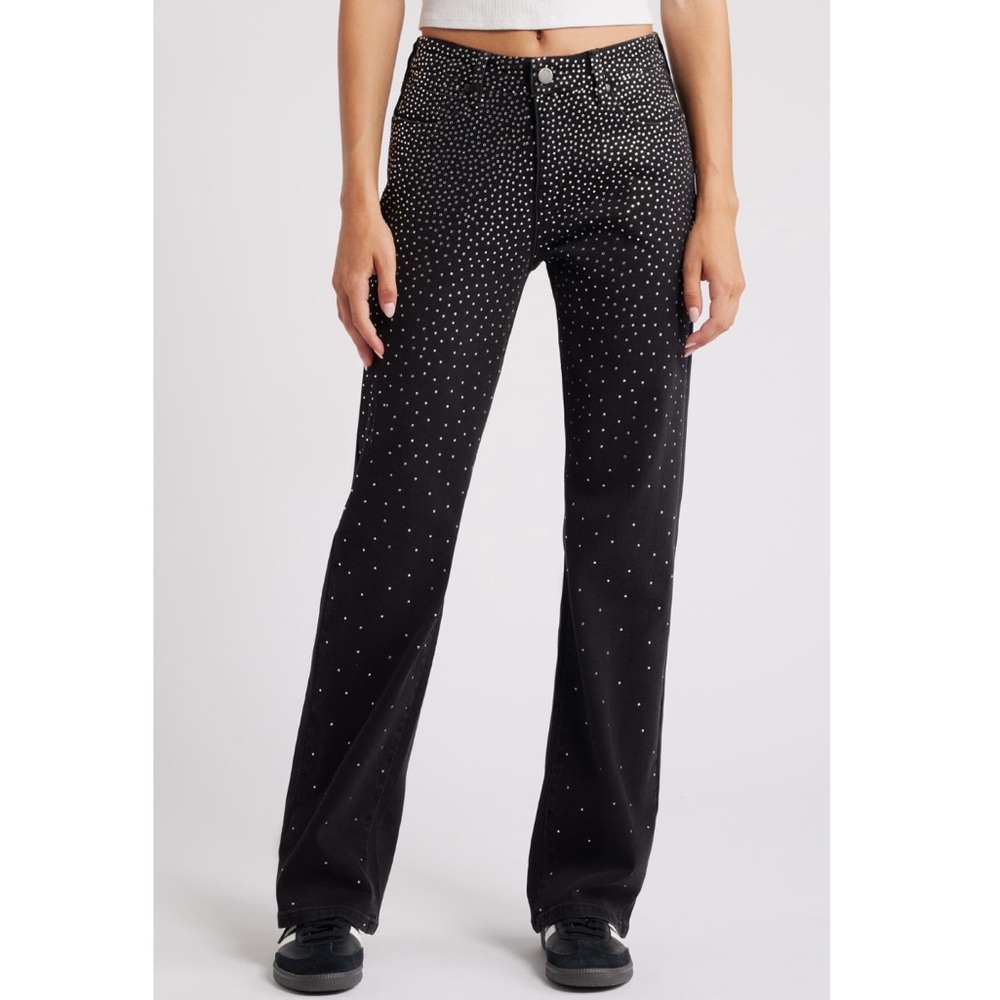 PTCL- Star High Waist Wide Leg Jeans, size 26
